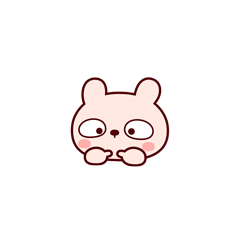 24 Interesting Rabbit Head Animation Emoji Rabbit Emoticons