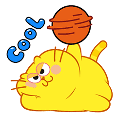 16 Lovely yellow kitten emoji free download