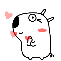 23 Cute cartoon dog chat expression image emoji gif
