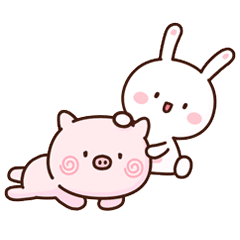 24 Cute bunny emoji gif free download