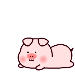 10 Little Stupid Pig 3 WeChat Expression