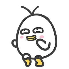 16 Cute cartoon egg emoji gif