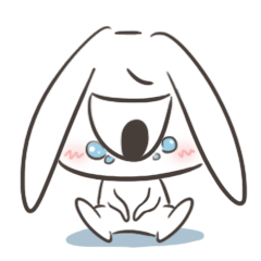 16 One-eyed rabbit emoji gif