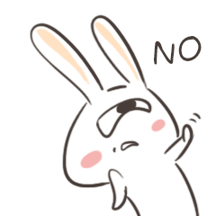 16 One-eyed rabbit emoji gif