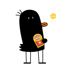 16 Interesting Black Duck Emoji Gif Free Download