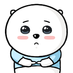 16 Lovely polar bear emoji gif