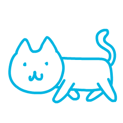 16 The Daily Expression of Blue Cat Emoji Gif