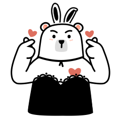 24 Cute polar bear chat expression image emoji