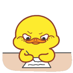 24 Fashionable Duck Chat Expression Head Emoji Gif