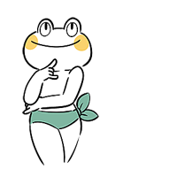 24 Interesting Swimwear Frog Chat Expression Image Package