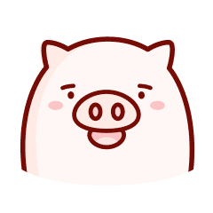 16 Cute cartoon Little pig Emoji