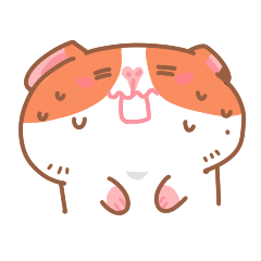 16 Cute funny cartoon hamster emoji gif
