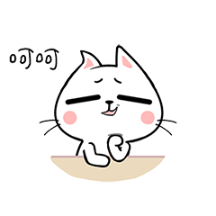 24 Kawai kitty Emoji Gif Free Download