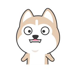 24 Super cute little dog chat expression image