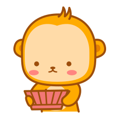 24 Little monkey emoji gif
