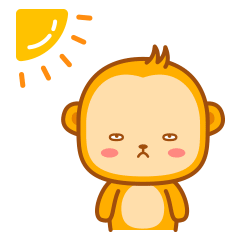 24 Little monkey emoji gif