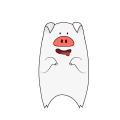 11 Gentleman's pig emoji gif