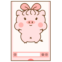 24 Cute baby pig emoji gif