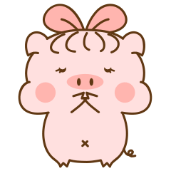 24 Cute baby pig emoji gif