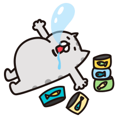 16 Fallen fat cat emoji