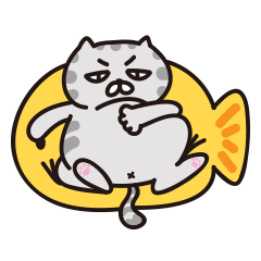 16 Fallen fat cat emoji