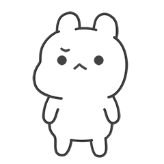 24 Cute little white rabbit emoji gif