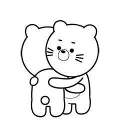 24 Little Bear WeChat Expression Bag