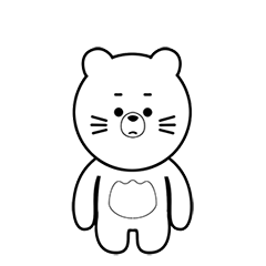 24 Little Bear WeChat Expression Bag