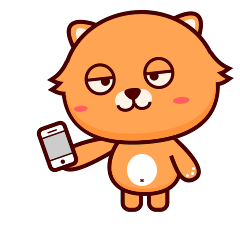 24 Super cute little orange cat emoji