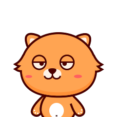 24 Super cute little orange cat emoji