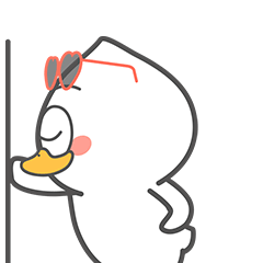 16 Lovely Cherry Duck Emoji Gif