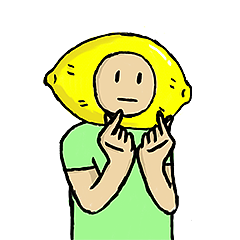 33 Sly lemon man emoji free download