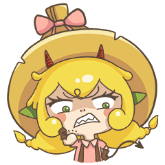 16 Scarecrow girl emoji gif free download