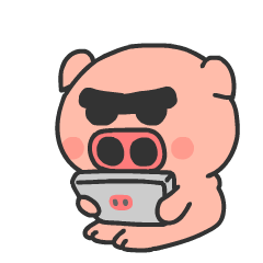 24 Super cute little pig emoji gif free emoticons