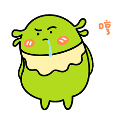 16 Lovely drool monster emoji gif free download