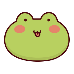 25 Happy frog emoji gif