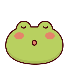 25 Happy frog emoji gif