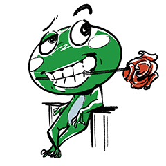 24 Cartoon Frog Expression Emoji Free Download