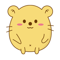 24 Cute cartoon fat mouse Emoji Gif Free Download