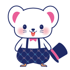 16 Gentleman mouse emoji gif