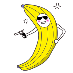 16 Cute banana expression image emoji