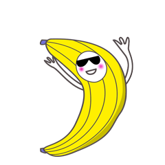 16 Cute banana expression image emoji