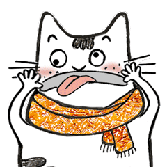 8 Crayon pig cat emoji gif free download
