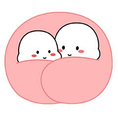 24 Small White Fat Couple Emoji GIf