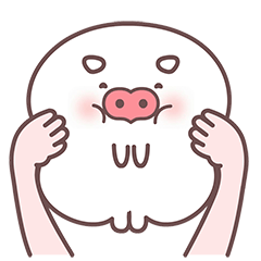 24P Lovely balloon pig emoji gif
