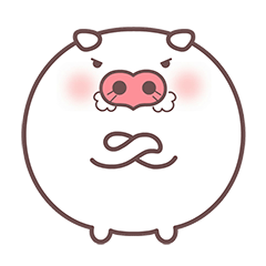 24P Lovely balloon pig emoji gif