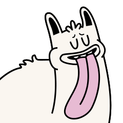 16 Lovely cartoon alpaca emoji gif