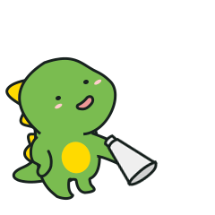 16 Cute little green dinosaur emoji gif