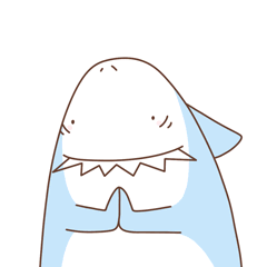 42 Lovely great white shark emoji gif free download