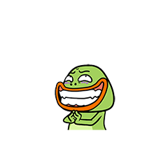 24 Cartoon chameleon emoji gif free download